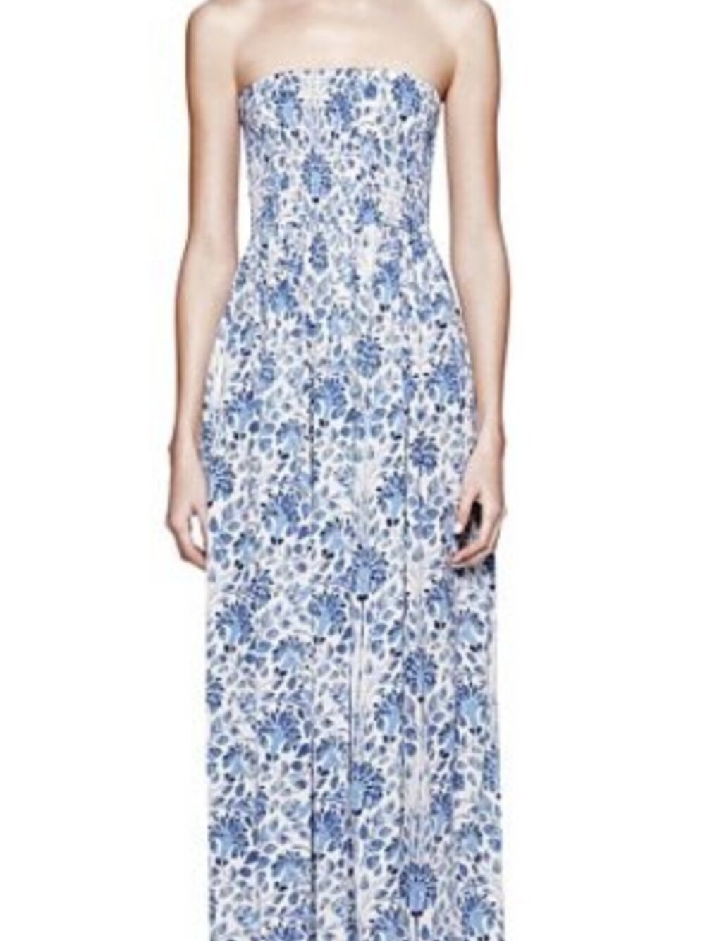 Tory Burch Maxi Silk Floral Dress - Medium
